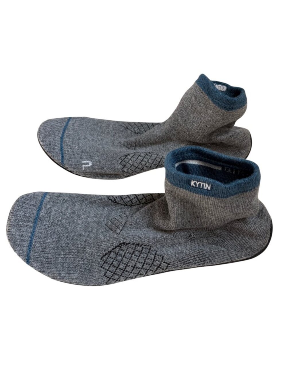 Kytin Men's QTR - Wool (Heather Grey / Black) - Size 11 - Picture 4 of 9
